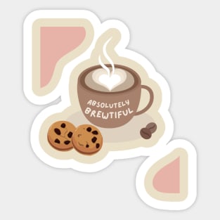 Absolutely Brewtiful Coffee Sticker